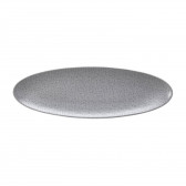 Servierplatte schmal 35x12 cm - Life Fashion elegant grey 25675