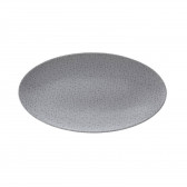 Servierplatte oval 33x18 cm - Life Fashion elegant grey 25675