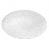Servierplatte oval 40x26 cm - Life Fashion luxury white 25676