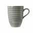 Becher mit Henkel 0,35 l mit Relief